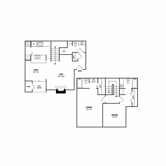 Unit 1312 1312 floor plan